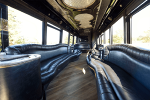 limo bus interior